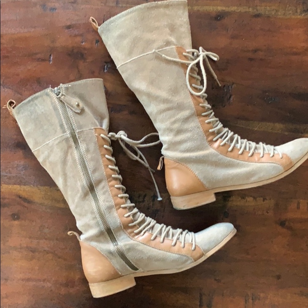 Zara Beige Boots